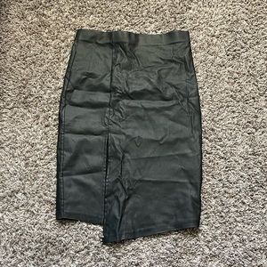 Faux Leather pencil skirt